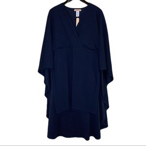 Navy XL/1X Cape Dress NWT